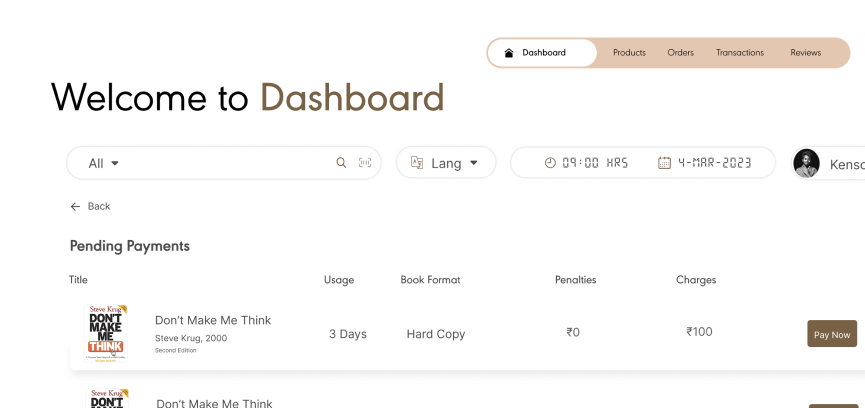 Dashboard Preview